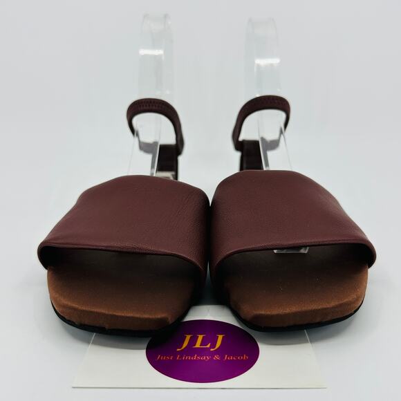 Rag & Bone Women's Ellory Rust Brown Foldable Ankle Strap Sandals Size 36/ 6 US - Picture 2 of 12